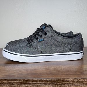 Vans Grey and Blue Atwood Skating shoes Size 10.5